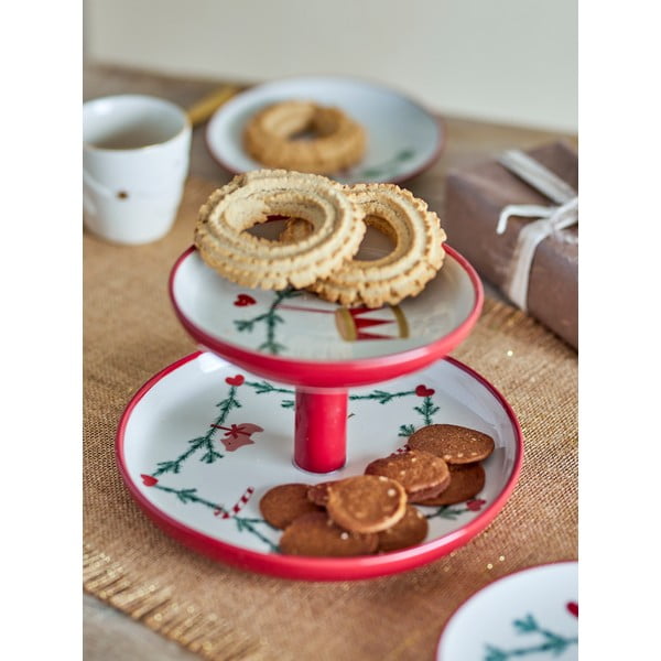 Etažér s vánočním motivem z kameniny Yule – Bloomingville-image-1