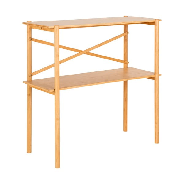Bambusový konzolový stolek v přírodní barvě 32x83 cm Manaus – House Nordic-image-3