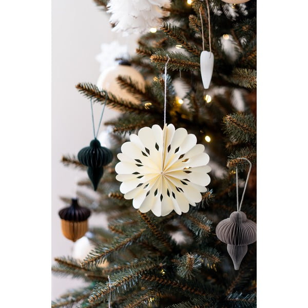 Papírové vánoční ozdoby v sadě 4 ks Milay – Bloomingville-image-3