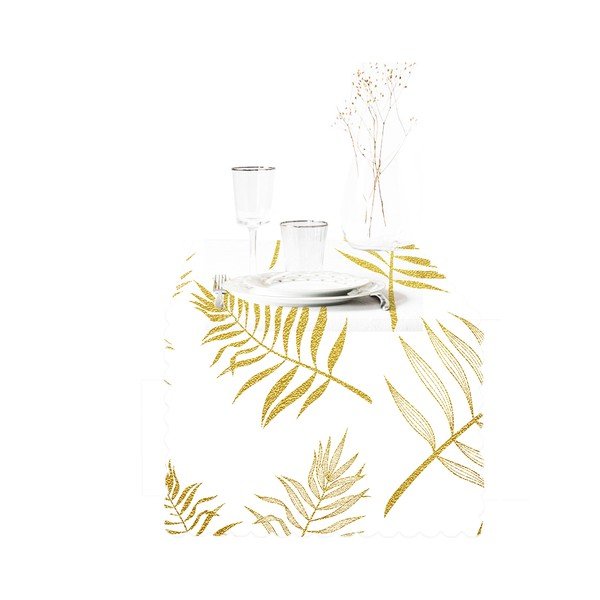 Běhoun na stůl 45x140 cm Leaves – Minimalist Cushion Covers-image-3