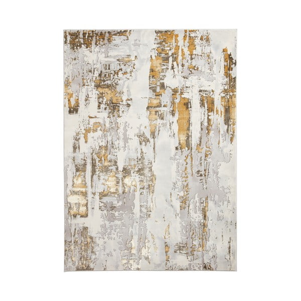 Šedý/ve zlaté barvě koberec 170x120 cm Apollo - Think Rugs