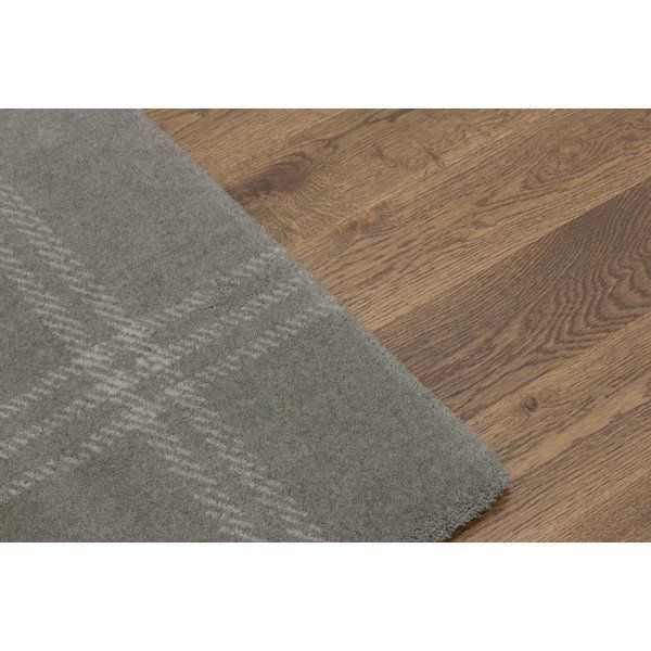 Světle šedý vlněný koberec 300x400 cm Calisia M Grid Prime – Agnella-image-4