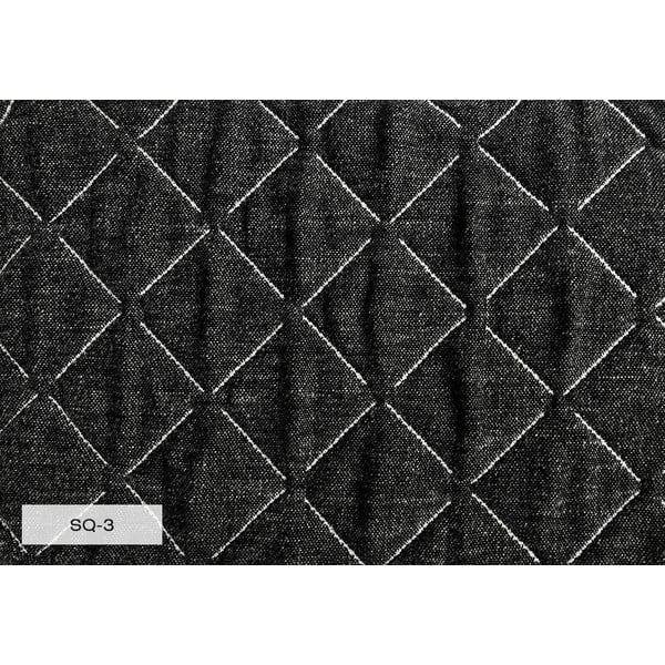 Černá čalouněná dvoulůžková postel s úložným prostorem s roštem 160x200 cm Sleepy Luna – Miuform-image-4