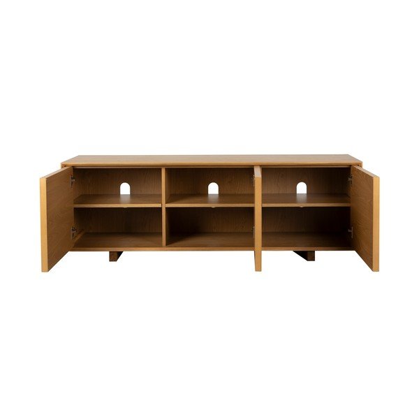 TV stolek z jasanového dřeva v přírodní barvě 160x54x42 cm Raster – Zuiver-image-3