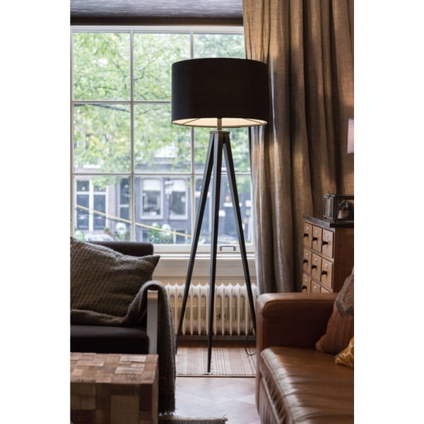 Černá stojací lampa Zuiver Tripod-image-1