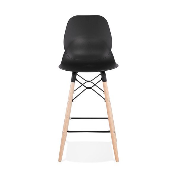 Černá barová židle Kokoon Marcel Mini, výška sedu 68 cm-image-1