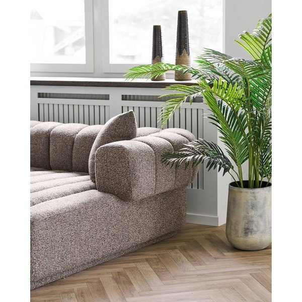 Hnědá keramická vysoká váza (výška 48 cm) – House Nordic-image-4