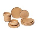 12dílná sada cihlově oranžového kameninového nádobí Bonami Selection Malia