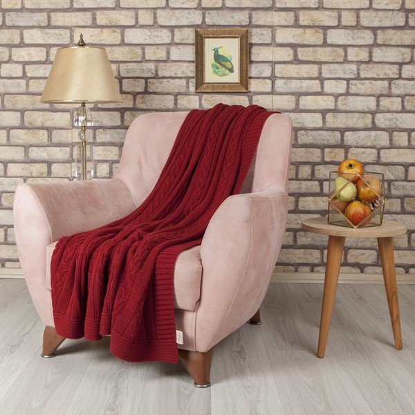 Červený přehoz Homemania Decor Marina, 130 x 170 cm-image-1
