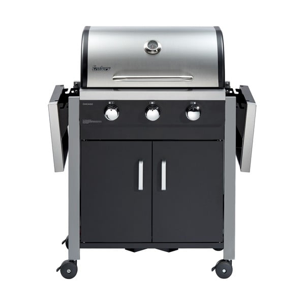 Černý plynový venkovní gril ENDERS Chicago 3-image-3