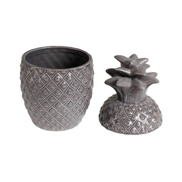 Dóza s poklopem Côté Table Banana Grey-image-1