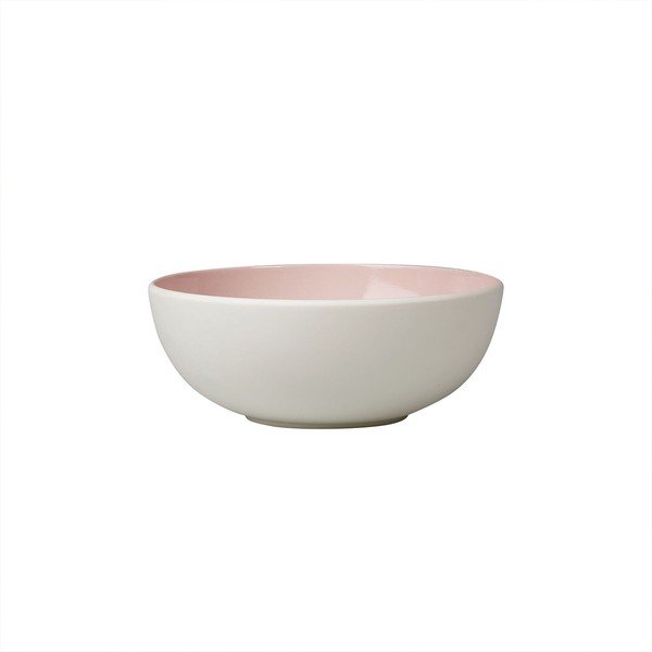 Bílo-růžová porcelánová miska Villeroy & Boch Uni, 850 ml