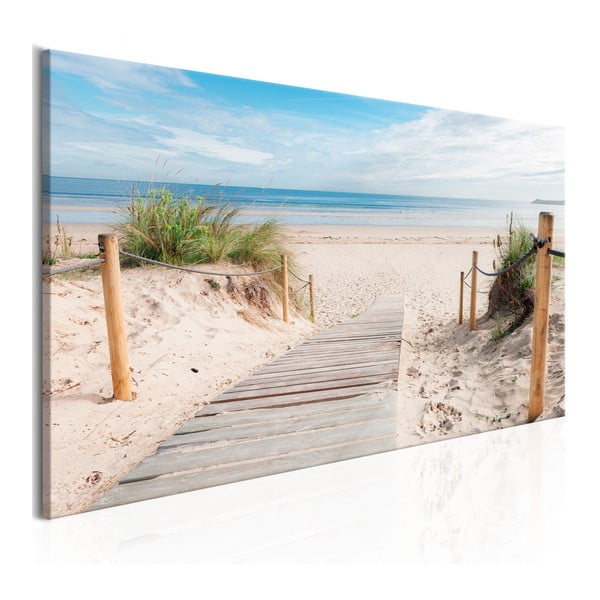 Obraz na plátně Artgeist Charming Beach, 150 x 50 cm