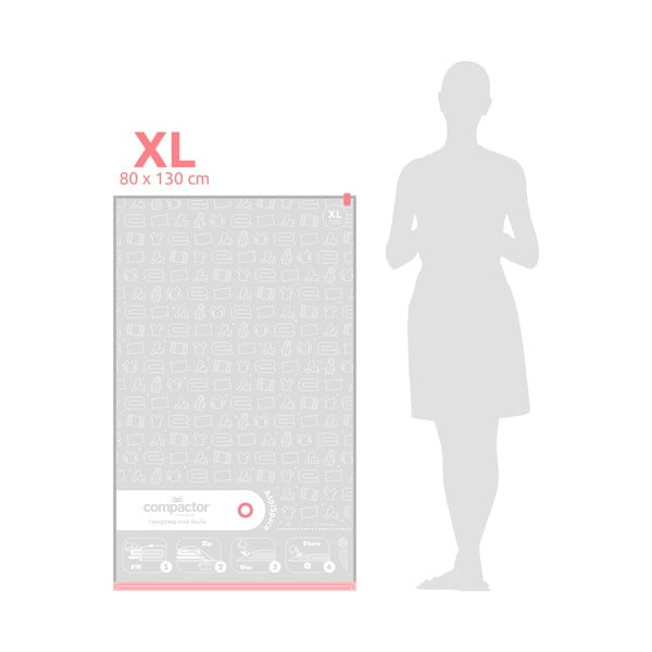 Vakuové pytle v sadě 3 ks Vacuum XL – Compactor-image-3