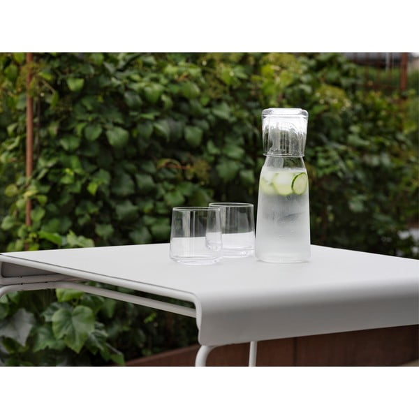 Bílý kovový jídelní stůl 58x75 cm A-Café – Zone-image-1