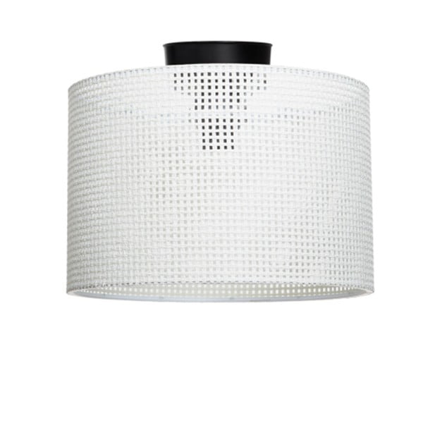 Krémové stropní svítidlo s textilním stínidlem ø 30 cm Goza – Squid Lighting