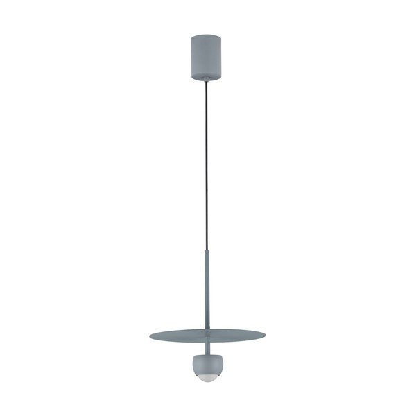 Šedomodré hliníkové LED závěsné svítidlo ø 30 cm Edem – Nova Luce