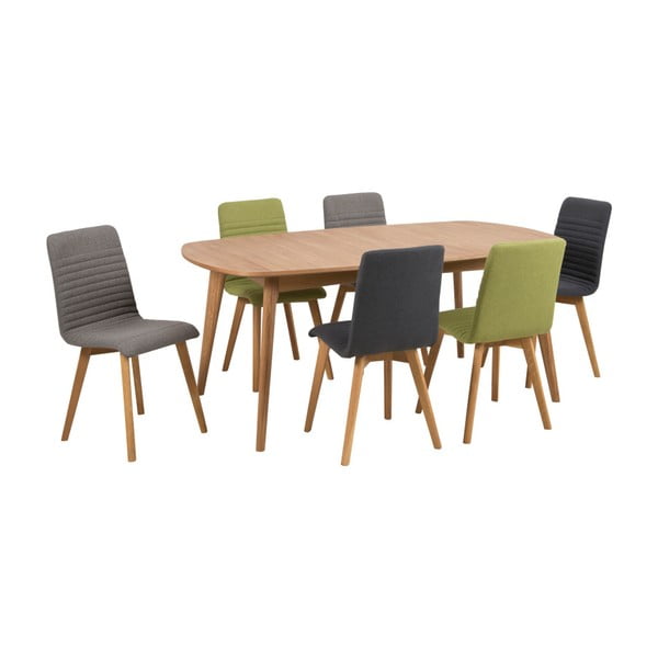 Sada 2 světle šedých jídelních židlí Actona Arosa-image-3