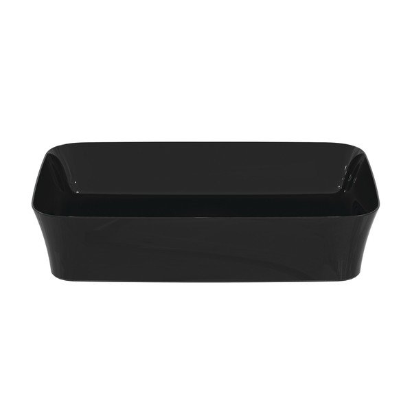Leskle černé keramické umyvadlo 55x38 cm Ipalyss – Ideal Standard-image-3