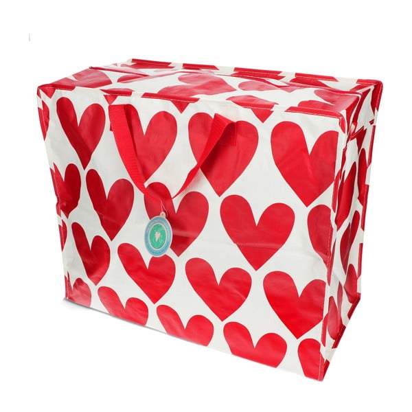 Úložný box na oblečení z recyklovaného plastu 58x28x48 cm Hearts – Rex London