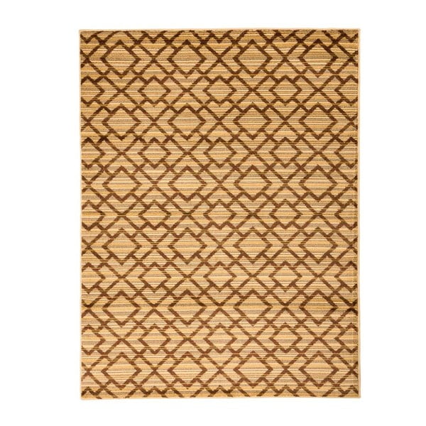 Hnědý vysoce odolný koberec Floorita Inspiration Ludmo, 140 x 195 cm