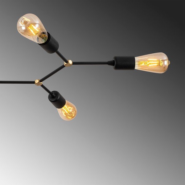 Černé stropní svítidlo 48x95 cm Sparrow – Opviq lights-image-4