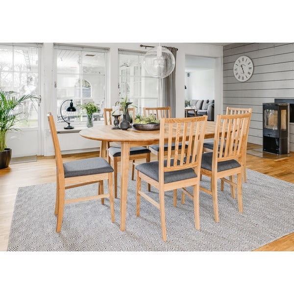 Hnědá dubová jídelní židle Rowico Filippa-image-2