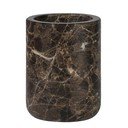 Hnědý mramorový kelímek na zubní kartáčky Marble – Mette Ditmer Denmark