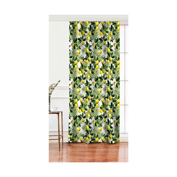 Žluto-zelený závěs 140x260 cm – Mila Home-image-1