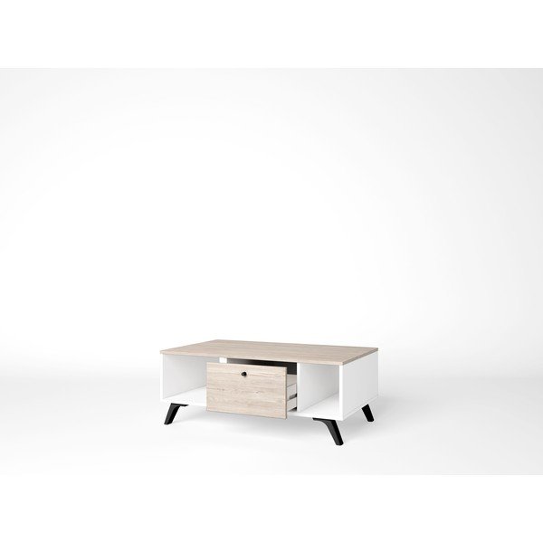 Konferenční stolek v dekoru dubu v přírodní barvě 60x100 cm Sahara – Marckeric-image-2