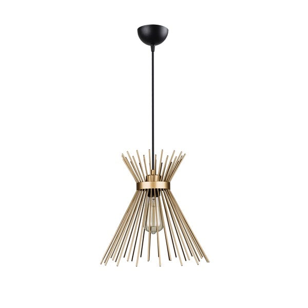 Kovové závěsné svítidlo ve zlaté barvě Izmir – Squid Lighting-image-2