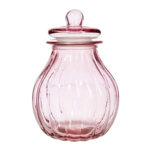 Dóza Pink Glass, 19x26 cm