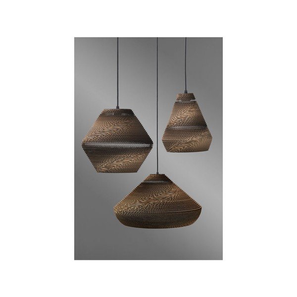 Hnědé stropní svítidlo ø 48 cm Alk - Villa Collection-image-2