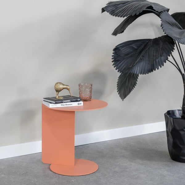 Kovový kulatý odkládací stolek ø 40 cm Salsa – Spinder Design-image-1