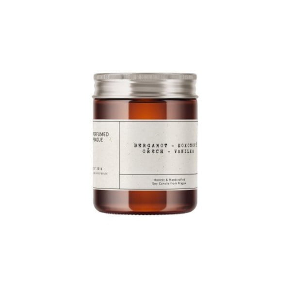 Vonná sojová svíčka doba hoření 40 h #32 Bergamot, Coconut, Vanilla – Perfumed Prague-image-4