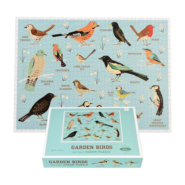 Puzzle (počet dílků 1000) Garden Birds – Rex London