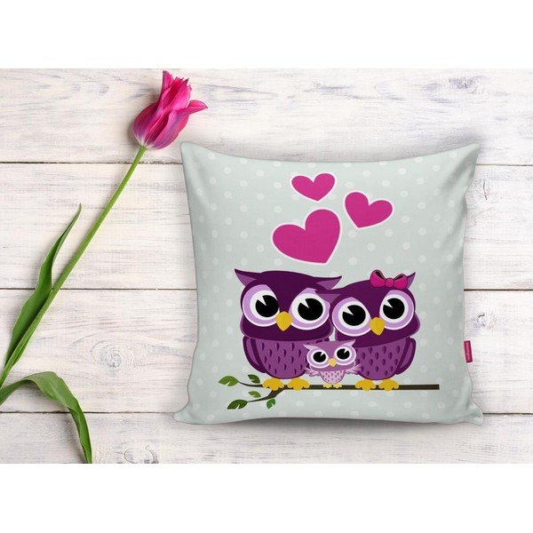 Dětský povlak na polštář 43x43 cm Owls – Mila Home-image-2
