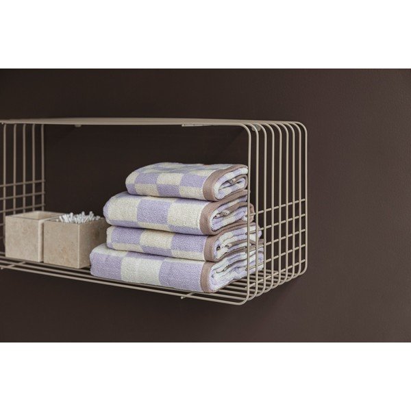 Béžová patrová kovová police 70 cm Wire – Mette Ditmer Denmark-image-3