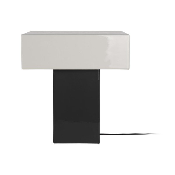 Černá stolní lampa (výška 35 cm) Grato Recto – Leitmotiv