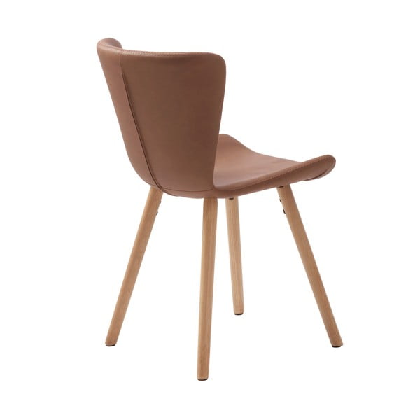 Hnědé kovové jídelní židle v sadě 2 ks Teslin – Unique Furniture-image-4