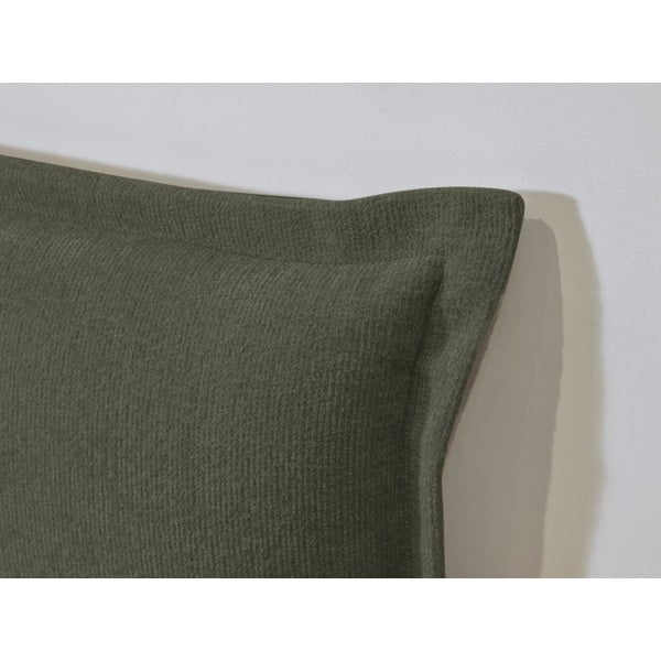 Tmavě zelená/přírodní dvoulůžková postel s roštem 180x200 cm Charlie – Bobochic Paris-image-4