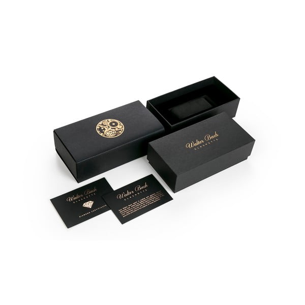 Dámské hodinky s 1 diamantem a páskem z nerezové oceli Walter Bach Diamond-image-2