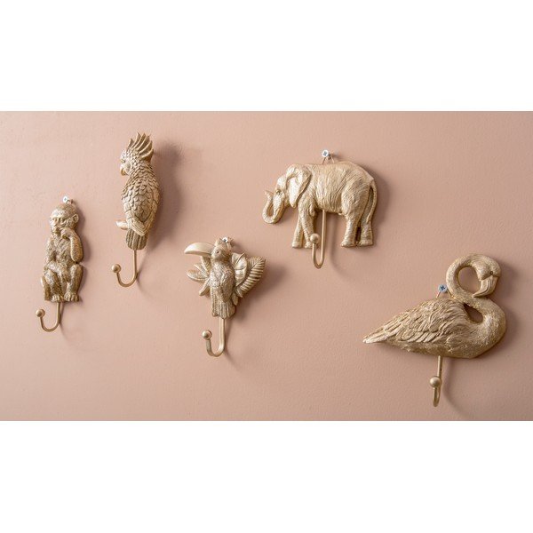 Věšák ve zlaté barvě Leitmotiv Elephant-image-2
