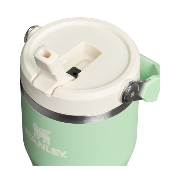 Šalvějově zelená termoska z nerezové oceli 600 ml IceFlow™ Flip Straw 2.0 Tumbler Pistachio – Stanley-image-1