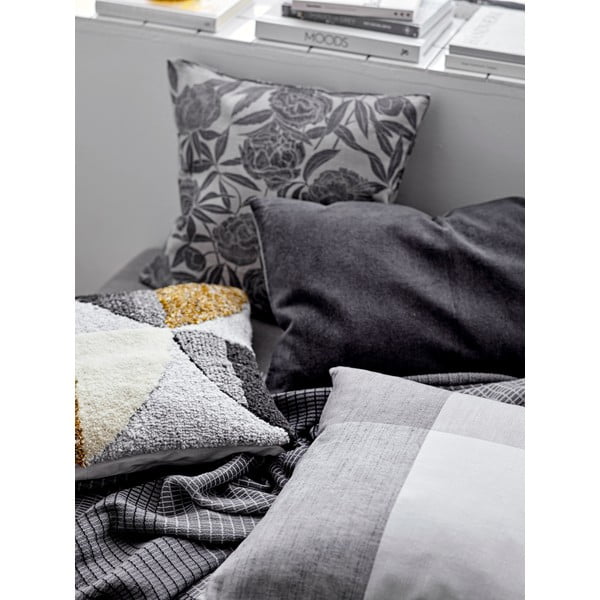 Šedý vlněný polštář Södahl Geometric, 45 x 45 cm-image-2