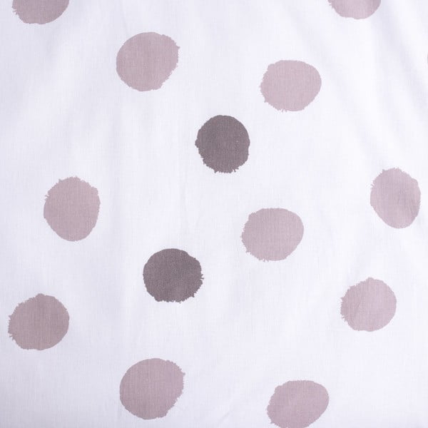 Bílo-šedé bavlněné dětské povlečení do postýlky 100x135 cm Thumper "Dots" – Jerry Fabrics-image-4