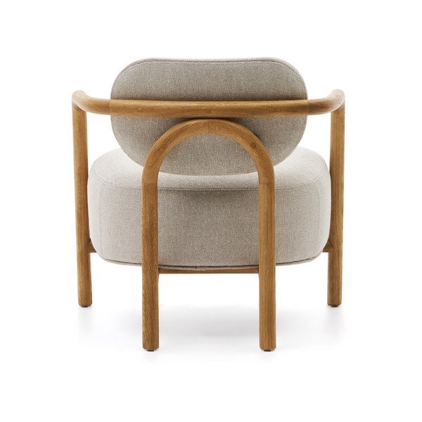 Béžové křeslo Melqui – Kave Home-image-4