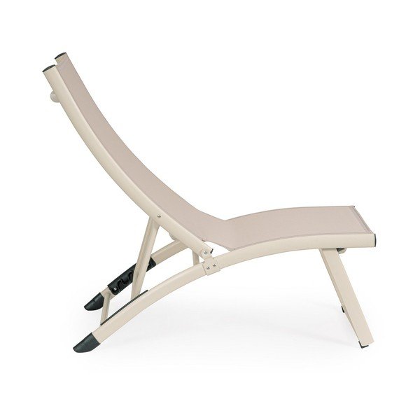 Béžové kovové zahradní lehátko Taylor – Bizzotto-image-2