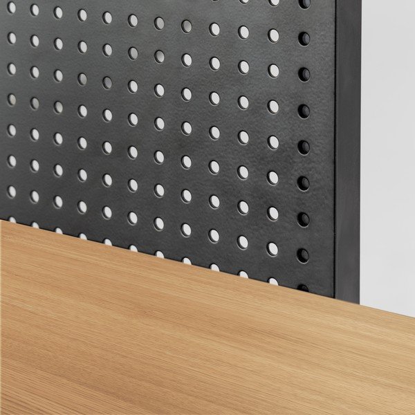Černá knihovna v dekoru dubu 100x180 cm Nadyria - Kave Home-image-4