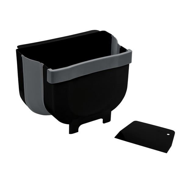 Černý závěsný odpadkový koš Wenko Black Outdoor Kitchen Fago, 5 l-image-2
